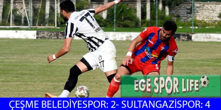 ÇEŞME BELEDİYESPOR, SAHASINDA MAĞLUP OLDU