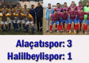 Alaçatıspor: 3- Halilbeylispor: 1