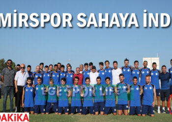 İZMİRSPOR SAHAYA İNDİ