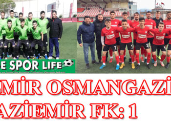 İZMİR OSMANGAZİ: 1- GAZİEMİR FK: 1