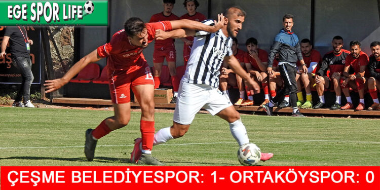 ÇEŞME BELEDİYESPOR, TEK GOLLE 3 PUANI ALDI