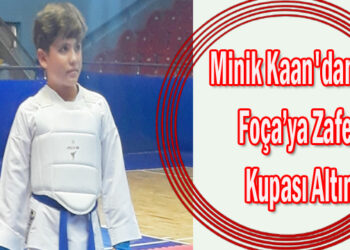 Minik Kaan’dan Foça’ya Zafer Kupası Altını