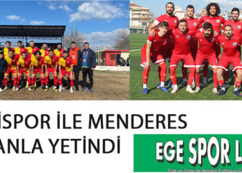 YELKİSPOR İLE MENDERES 1 PUANLA YETİNDİ