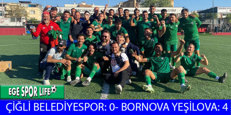 BORNOVA YEŞİLOVA, ÇİĞLİ’Yİ DEPLASMANDA MAĞLUP ETTİ