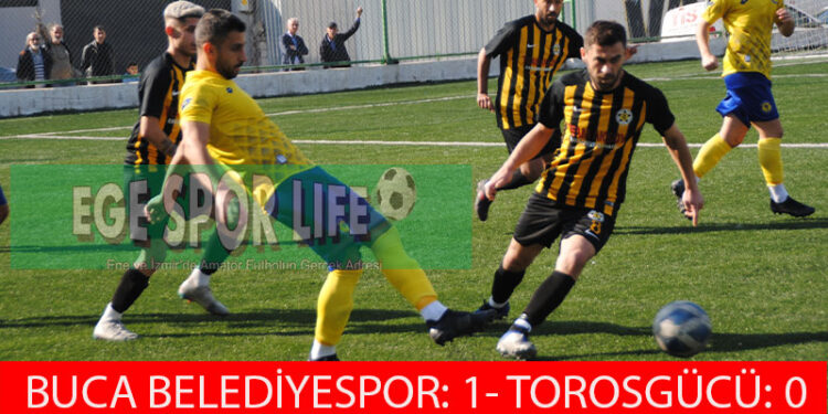 BUCA BELEDİYESPOR TEK GOLLE İŞİ BİTİRDİ
