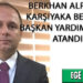 BERKHAN ALPTEKİN, KARŞIYAKA BELEDİYE BAŞKAN YARDIMCILIĞI’NA ATANDI