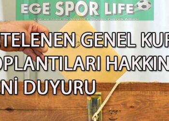 AMATÖR FUTBOL KULÜPLERİNİN DİKKATİNE