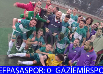 GAZİEMİRSPOR LİDERLİĞİNİ KORUDU