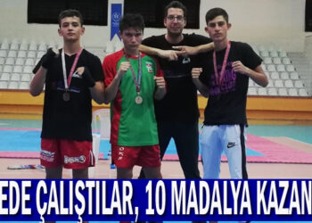 BAHÇEDE ÇALIŞTILAR, 10 MADALYA KAZANDILAR