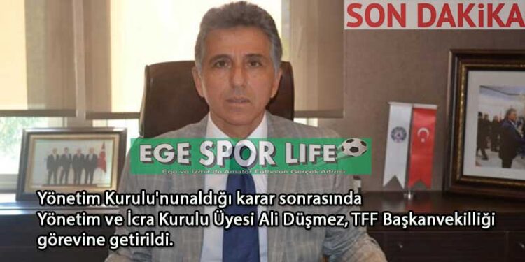 TFF BAŞKAN VEKİLİLİĞİNE ALİ DÜŞMEZ GETİRİLDİ
