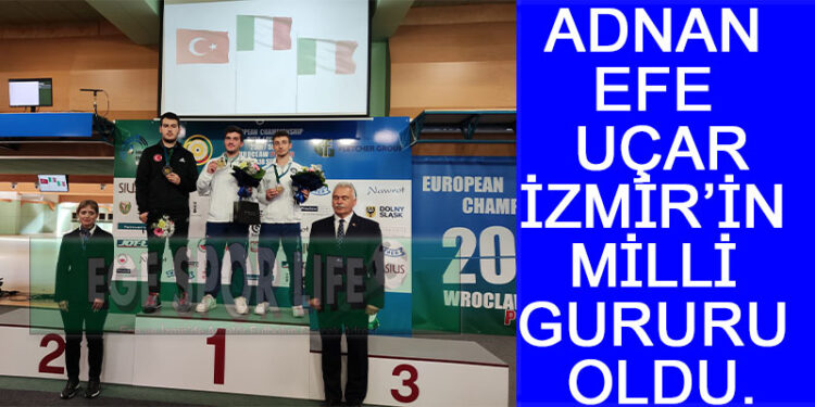 İZMİR’Lİ MİLLİ SPORCU AVRUPA 2.Sİ OLDU