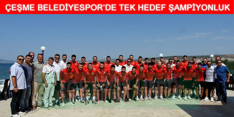 ÇEŞME BELEDİYESPOR, TOP BAŞI YAPTI