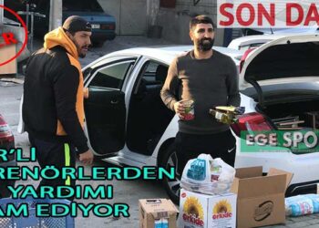 İZMİR’Lİ ANTRENÖRLERDEN GIDA YARDIMI DEVAM EDİYOR