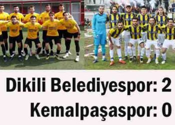 Dikili Belediyespor: 2- Kemalpaşaspor: 0