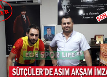 SÜTÇÜLER’DE ASIM AKŞAM İMZALADI