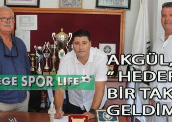 ÇEŞME BELEDİYESPOR’DA NEDİM AKGÜL İMZAYI ATTI