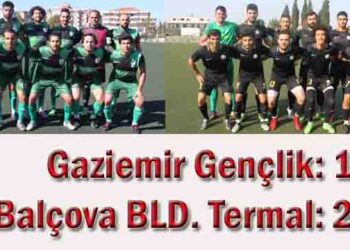 Gaziemir Gençlik: 1- Balçova BLD. Termal: 2