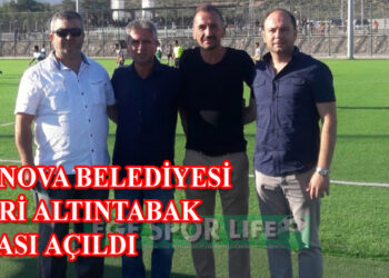 BORNOVA BELEDİYESİ BAHRİ ALTINTABAK RESMİ MAÇLAR OYNANMAYA BAŞLADI