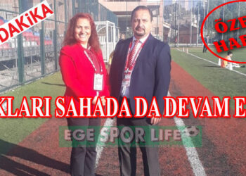 AŞKLARI SAHADA DA DEVAM ETTİ