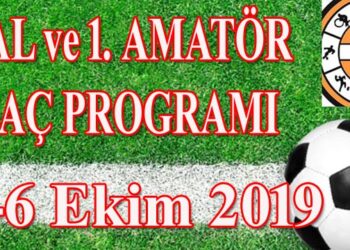 SAL VE 1. AMATÖR MAÇ PROGRAMI
