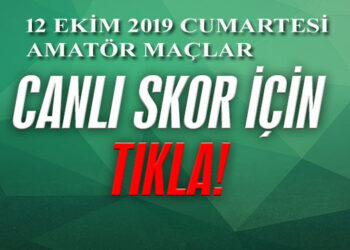 İZMİR AMATÖR’DE GÜNÜN CANLI SKORLARI
