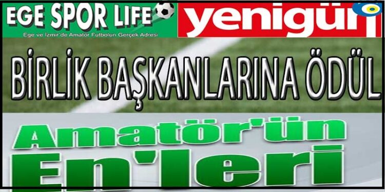 AMATÖR FUTBOL BİRLİK BAŞKANLARINA ÖDÜL