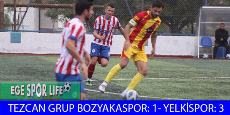 YELKİSPOR, TEZCAN GRUP BOZYAKA’DAN 3 PUANI 3 GOLLE ALDI