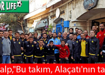 ALAÇATI ESNAFLARINDAN, ALAÇATISPOR’A DESTEK YARIŞI