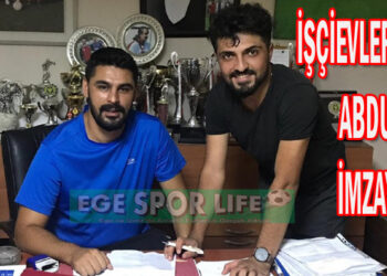 İŞÇİEVLERİ’NDE ABDULLAH İMZAYI ATTI