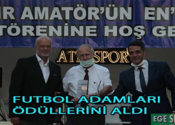 FUTBOL ADAMLARI ÖDÜLLERİNİ ALDI