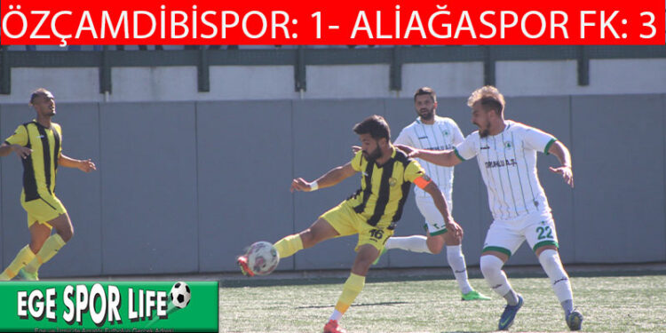ÖZÇAMDİBİ ÜZÜLDÜ, ALİAĞASPOR FK SEVİNDİ