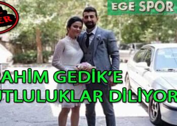 İBRAHİM GEDİK’E MUTLULUKLAR DİLİYORUZ