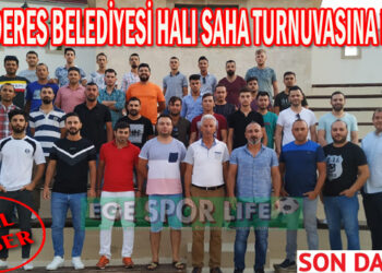 MENDERES BELEDİYESİ HALI SAHA TURNUVASINA HAZIR