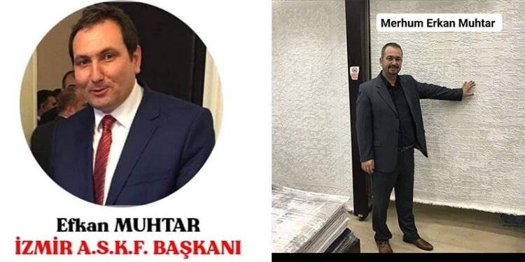 İZMİR ASKF BAŞKANI EFKAN MUHTAR’IN ACI GÜNÜ