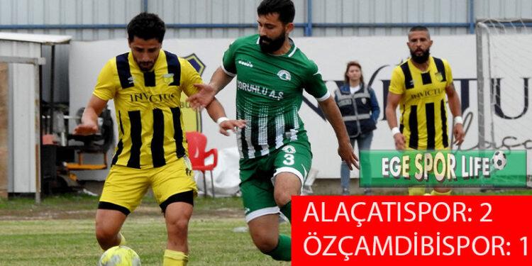ALAÇATISPOR, ÖZÇAMDİBİSPOR’DAN 3 PUANI ALDI