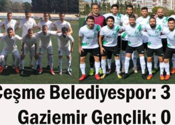 Çeşme Belediyespor: 3- Gaziemir Gençlik: 0