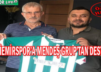 GAZİEMİRSPOR’A MENDEŞ GRUP’TAN DESTEK