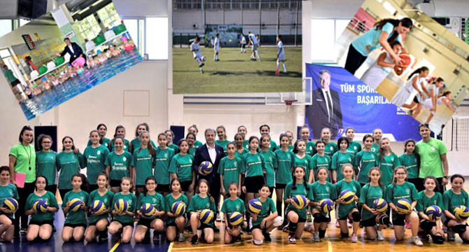 Bornova Belediyesinin Yaz Spor Okullarına Yoğun İlgi
