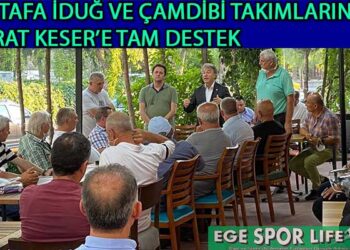 MUSTAFA İDUĞ VE ÇAMDİBİ TAKIMLARINDAN MURAT KESER’E TAM DESTEK