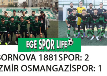 BORNOVA 1881 SPOR: 2- İZMİR OSMANGAZİSPOR: 1