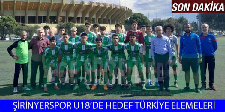 ŞİRİNYER U18 TAKIMI NAMAĞLUP ŞAMPİYON OLDU