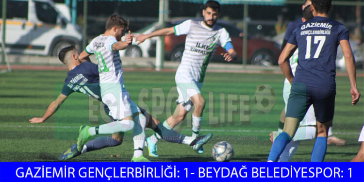 GAZİEMİR’DE İKİ TAKIMDA BİRER PUANA RAZI OLDU