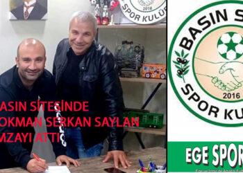 BASIN SİTESİNDE LOKMAN SERKAN SAYMAN İMZAYI ATTI