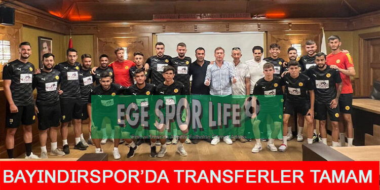 BAYINDIRSPOR, İÇ VE DIŞ TRANSFERLERİNİ TANITTI