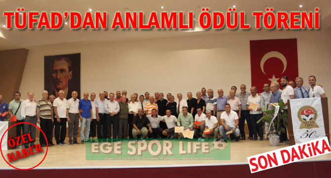 TÜFAD’DAN ANLAMLI ÖDÜL TÖRENİ