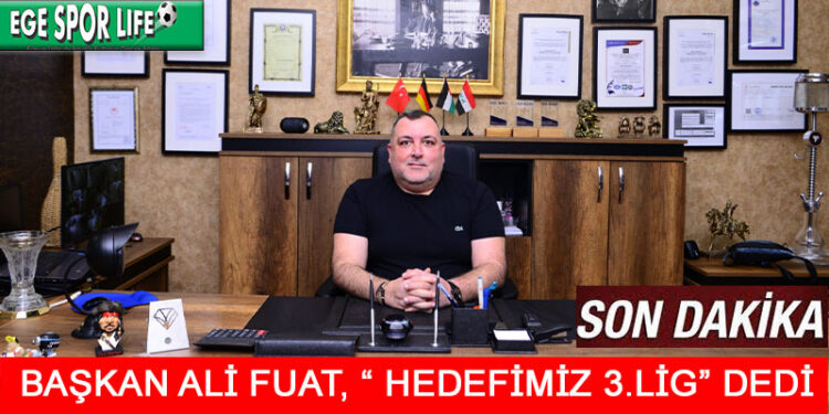 BORNOVA YEŞİLOVA’DA ALİ FUAT DÖNEMİ