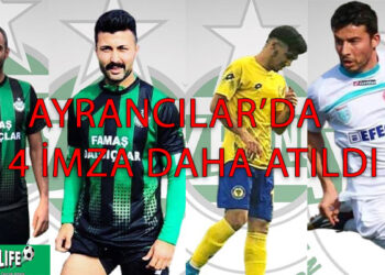 AYRANCILAR’DA 4 İMZA DAHA ATILDI