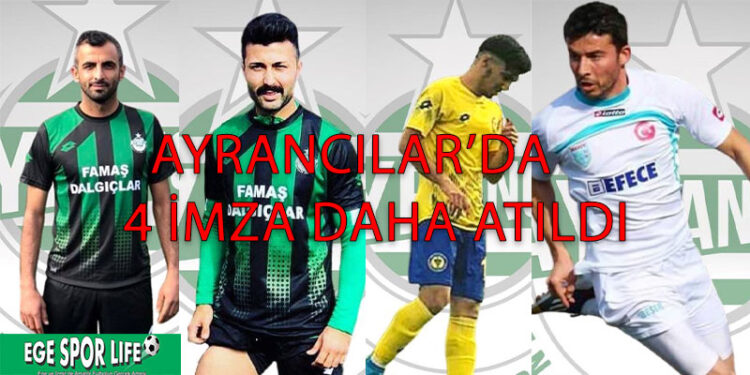 AYRANCILAR’DA 4 İMZA DAHA ATILDI