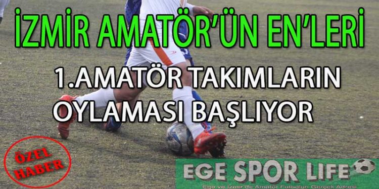 1.AMATÖR TAKIMLARIN ANKETİ 1 TEMMUZ’DA BAŞLIYOR