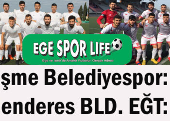 Çeşme Belediyespor: 1- Menderes BLD. EĞT: 0